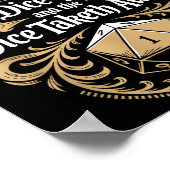 Role Playing Gamer Rpg Master D20 Tabletop Funny R ポスター (角)