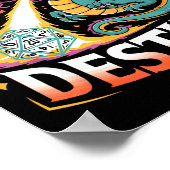 Role Playing Gamer Rpg Master D20 Tabletop Funny R ポスター (角)