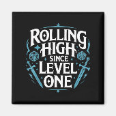 Role Playing Gamer Rpg Master D20 Tabletop Funny R マグネット (正面)