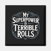 Role Playing Gamer Rpg Master D20 Tabletop Funny R マグネット (正面)