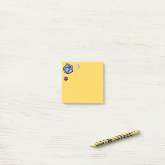 Roleplaying Game D20サイコロ ポストイット (デスク上)