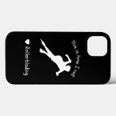 Rolerblading私のスポーツのホビー転がおもしろいビーの方法 Case-Mate iPhoneケース (裏面 (横))