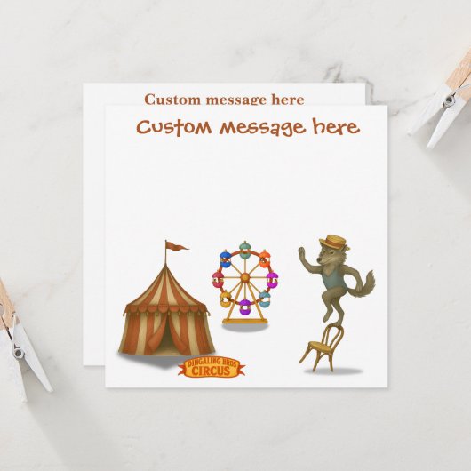 Rolf wolf balancing act カード (正面/裏面インサイチュ)