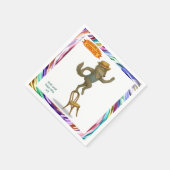 Rolf wolf balancing act スタンダードカクテルナプキン (角)