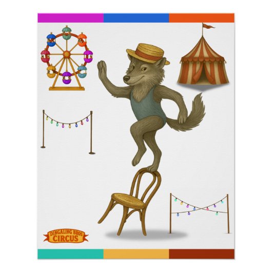 Rolf wolf balancing act ポスター (正面)