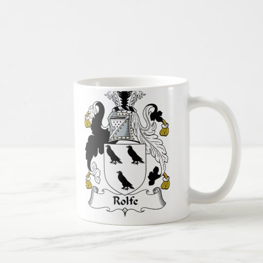 Rolfeの家紋 コーヒーマグカップ (右)