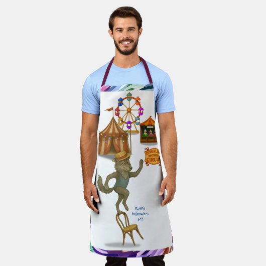 Rolf's balancing act エプロン (着用した状態)