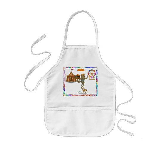 Rolf's balancing act 子供用エプロン (正面)