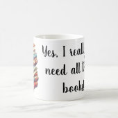 Rolig mugg till bokälskare コーヒーマグカップ (中央)