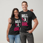 Roll Like A Girl Jiu Jitsu Girl   Jiu Jitsu Tシャツ (ユニセックス)