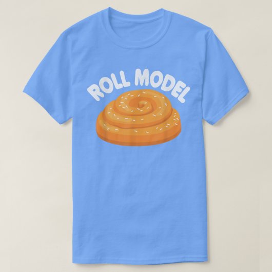 Roll Model  Funny Baking Chef Bread Making Maker B Tシャツ (デザイン正面)