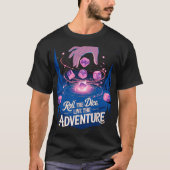 Roll the dice, live the adventure - cave tシャツ (正面)