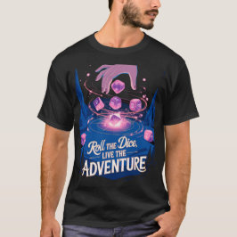 Roll the dice, live the adventure - cave tシャツ