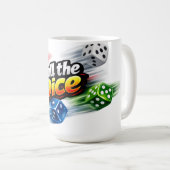Roll the Dice Motion Mug コーヒーマグカップ (正面右)