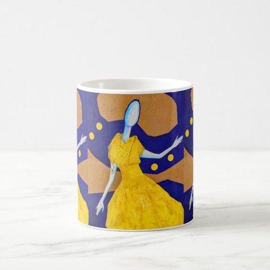 "Roll with it" コーヒーマグカップ (中央)