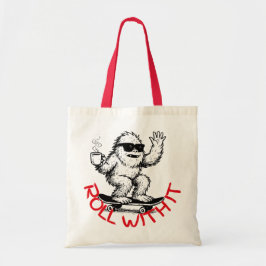 Roll With It Abominable Snowman Skater トートバッグ