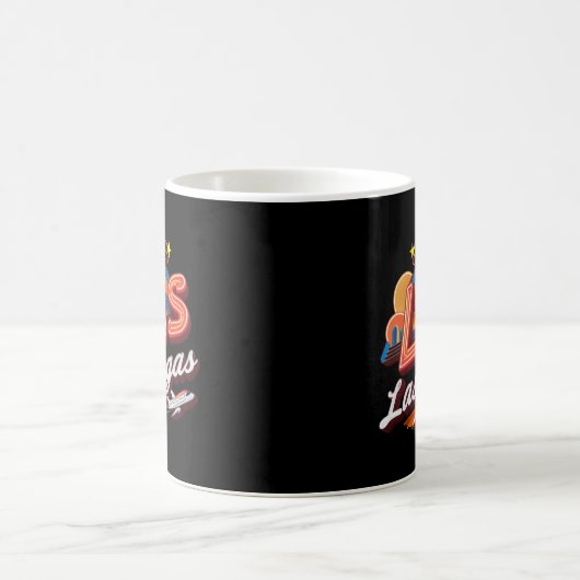 Roll with this LAS Airport Code Coffee Mug コーヒーマグカップ (中央)