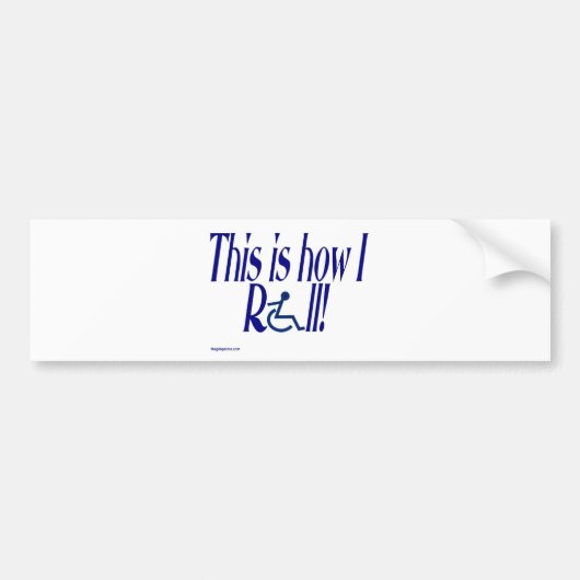 roll_zazzle.jpg バンパーステッカー (正面)