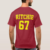 Rollaの高等学校のブルドッグのティーII Tシャツ (裏面)