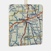 Rolla MOヴィンテージマップ セラミックオーナメント (右)
