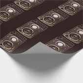 Rolleicordのアール・デコのカメラ ラッピングペーパー (角)