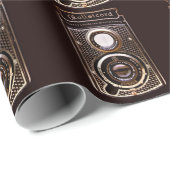 Rolleicordのアール・デコのカメラ ラッピングペーパー (ロールコーナー)