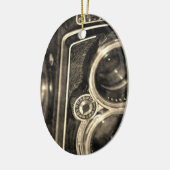 Rolleiflexのカメラ セラミックオーナメント (左)