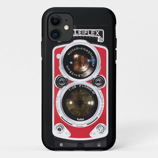 RolleiflexのヴィンテージのカメラのIphone 5の場合 Case-Mate iPhoneケース (裏面)