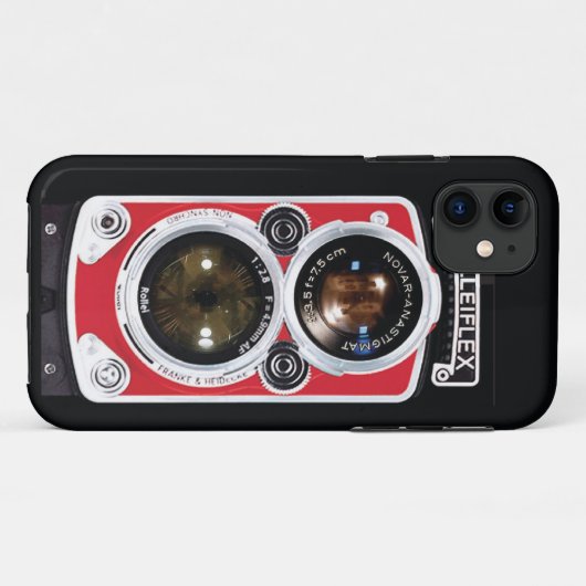 RolleiflexのヴィンテージのカメラのIphone 5の場合 Case-Mate iPhoneケース (裏面(横))