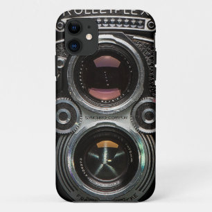 Rolleiflexのヴィンテージの反射カメラの箱 iPhone 11 ケース
