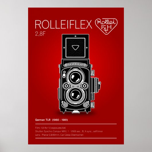 Rolleiflex 2,8F ポスター (正面)