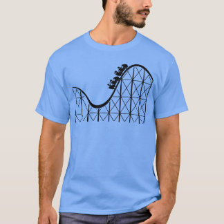 roller coaster cars on the tracks at a adventure g tシャツ