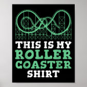 Roller Coaster Crew Amusement Park Fans Coasters L ポスター (正面)