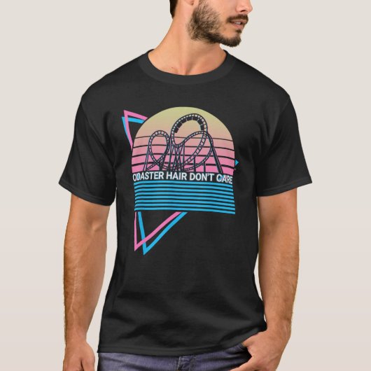 Roller Coaster Rollercoaster Retro Coaster Hair Do Tシャツ (正面)