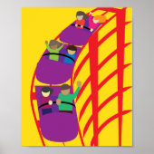 Roller Coaster Upclose ポスター (正面)