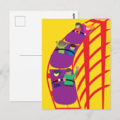 Roller Coaster Upclose ポストカード (正面/裏面)