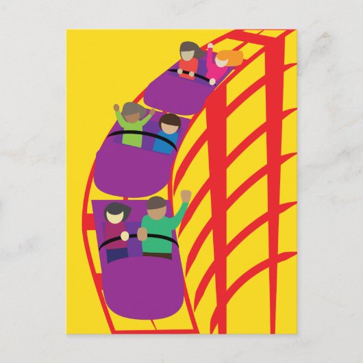 Roller Coaster Upclose ポストカード (正面)