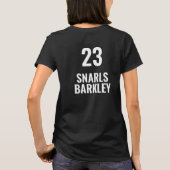 Roller Derby Logo Team Name Uniform Tシャツ (裏面)