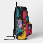 Roller Skate Backpack – Personalised text プリントバックパック (左)
