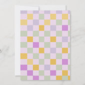 Roller Skate Birthday Party - Retro Groovy 招待状 (裏面)