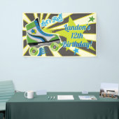 Roller Skate Retro Derby Party  横断幕 (トレードショー)