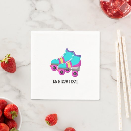 Roller Skates スタンダードカクテルナプキン (インサイチュ)