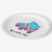 Roller Skates ペーパープレート (アングル)