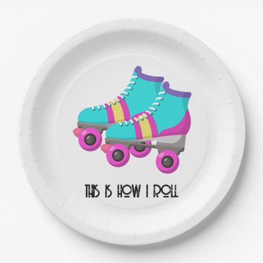 Roller Skates ペーパープレート (正面)
