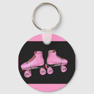 Roller skates pink キーホルダー