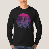 Roller Skates Vaporwave 80's Disco 70's Roller Ska Tシャツ (正面)
