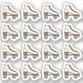 Roller Skating Boot Sport Fitness Exercise Planner シール (正面)