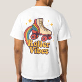 Roller Vibes” Retro Skate Tee Tシャツ (裏面)