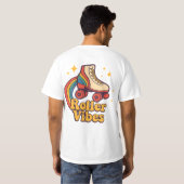 Roller Vibes” Retro Skate Tee Tシャツ (裏面フル)