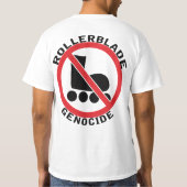 ROLLERBLADEGENOCIDE Tシャツ (裏面)